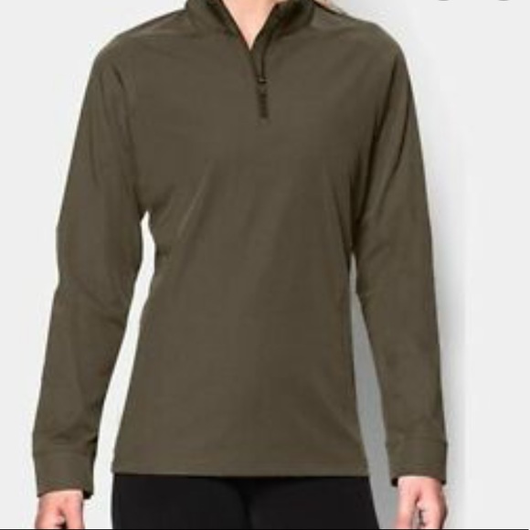 Under Armour Cold Gear Tactical 1/4 Zip Green M - Picture 6 of 6